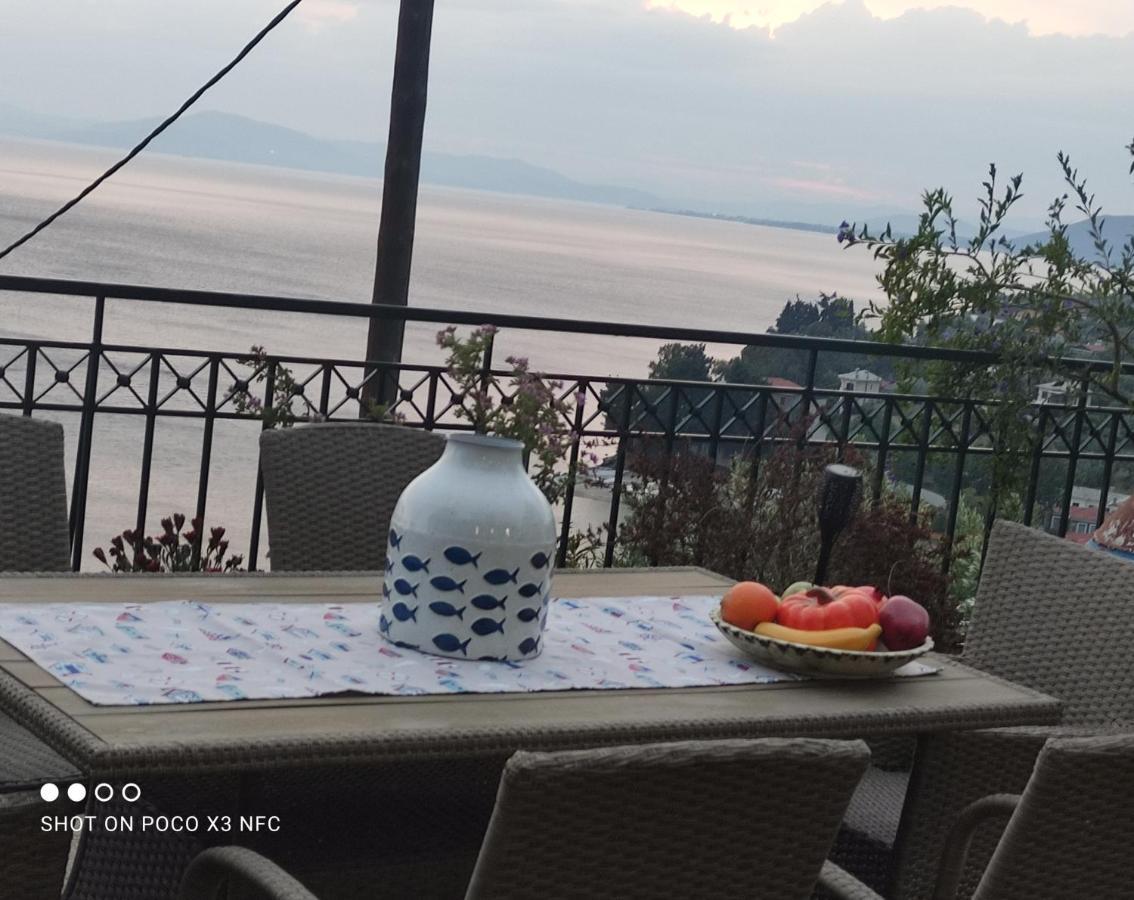 아피소스 Mesonisi Με Υπέροχη Θέα Στον Παγασητικό!! 빌라 외부 사진